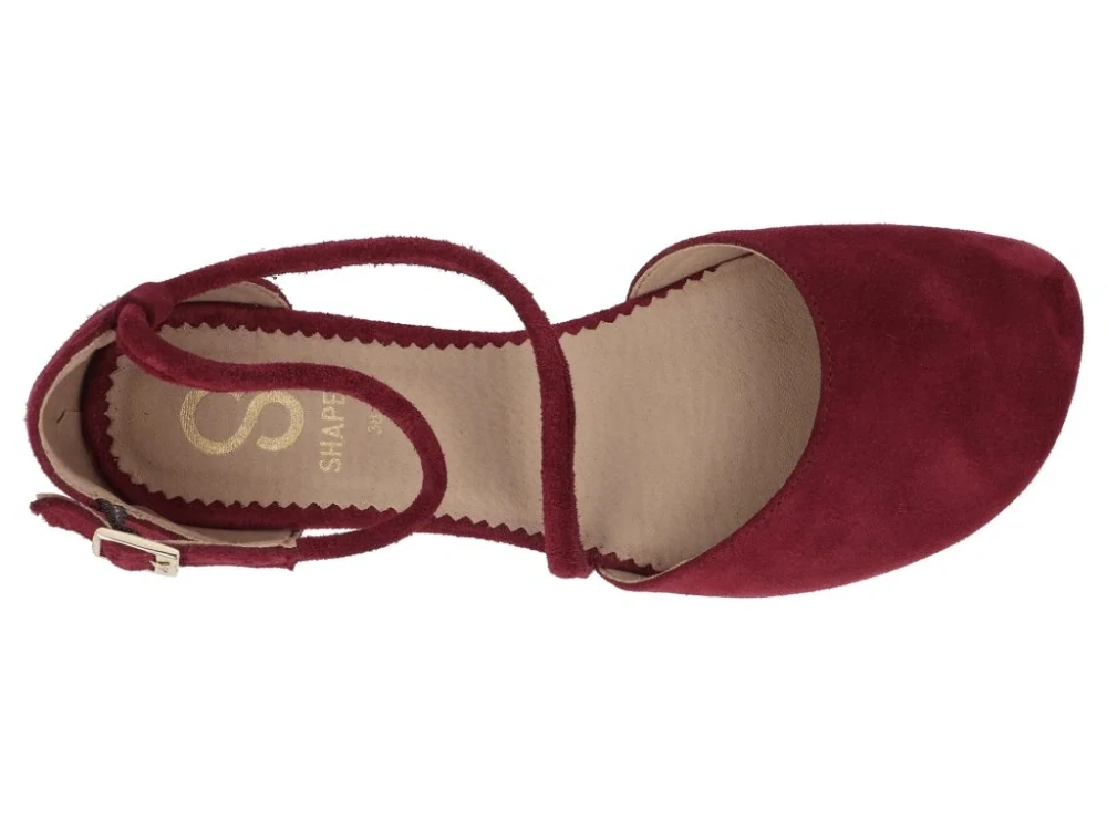 Shapen Orchid  Black Suede